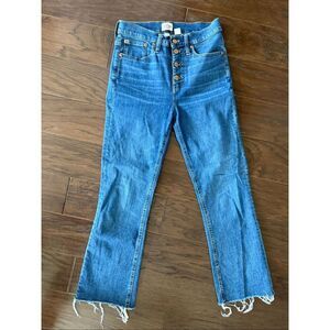 J. Crew Billie Demi Boot Crop Jeans size 26